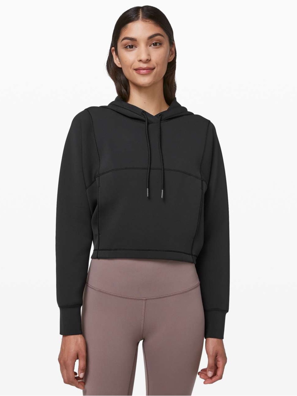 Lululemon Cropped Black Hoodie size 10